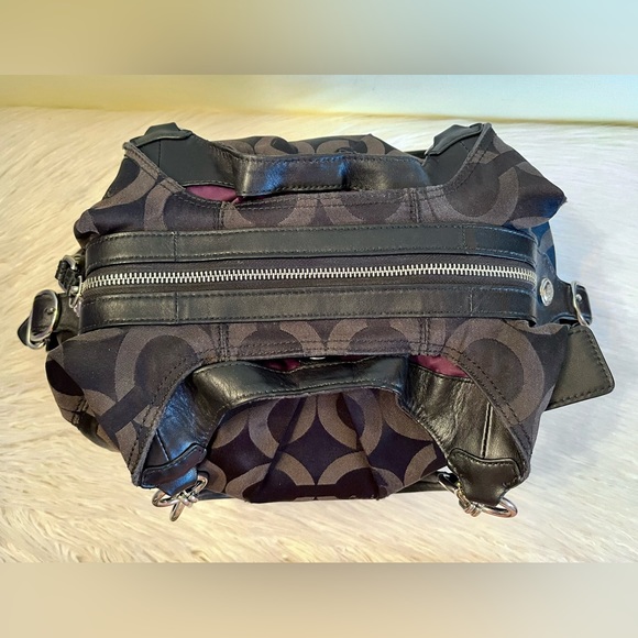 Coach 3 Compartment Op Art Maggie Madison Handbag - Picture 4 of 11